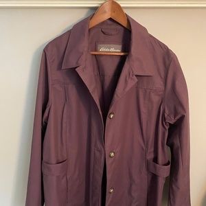 Eddie Bauer Purple Rain Trench Coat